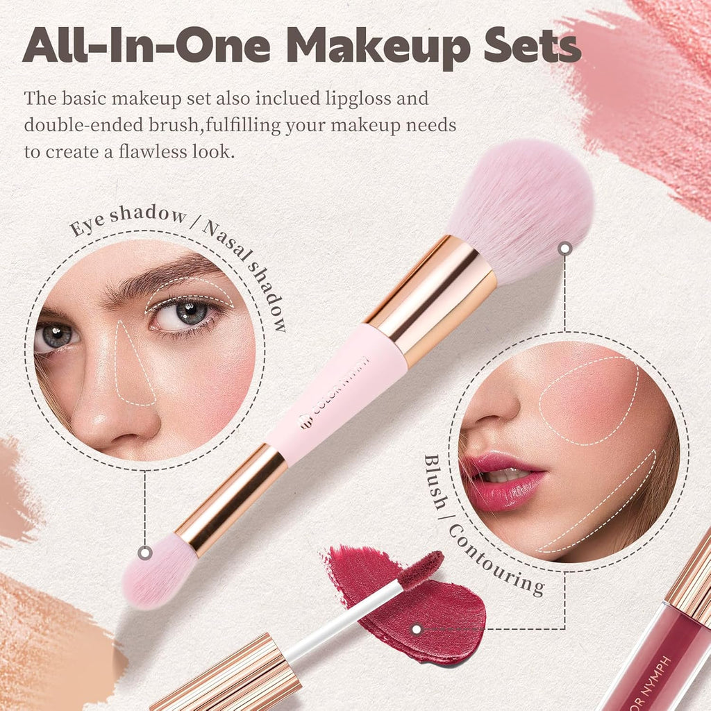 Color Nymph Kit de maquillaje para adolescentes y niñas, juegos de...