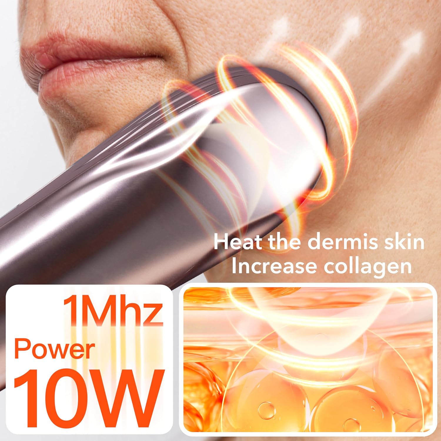 Dispositivo facial de radiofrecuencia | RF profesional 10 vatios |...