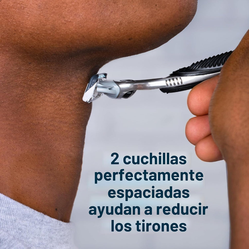 Gillette SkinGuard - Maquinillas de afeitar, 1 Gillette Razor, 4 re...
