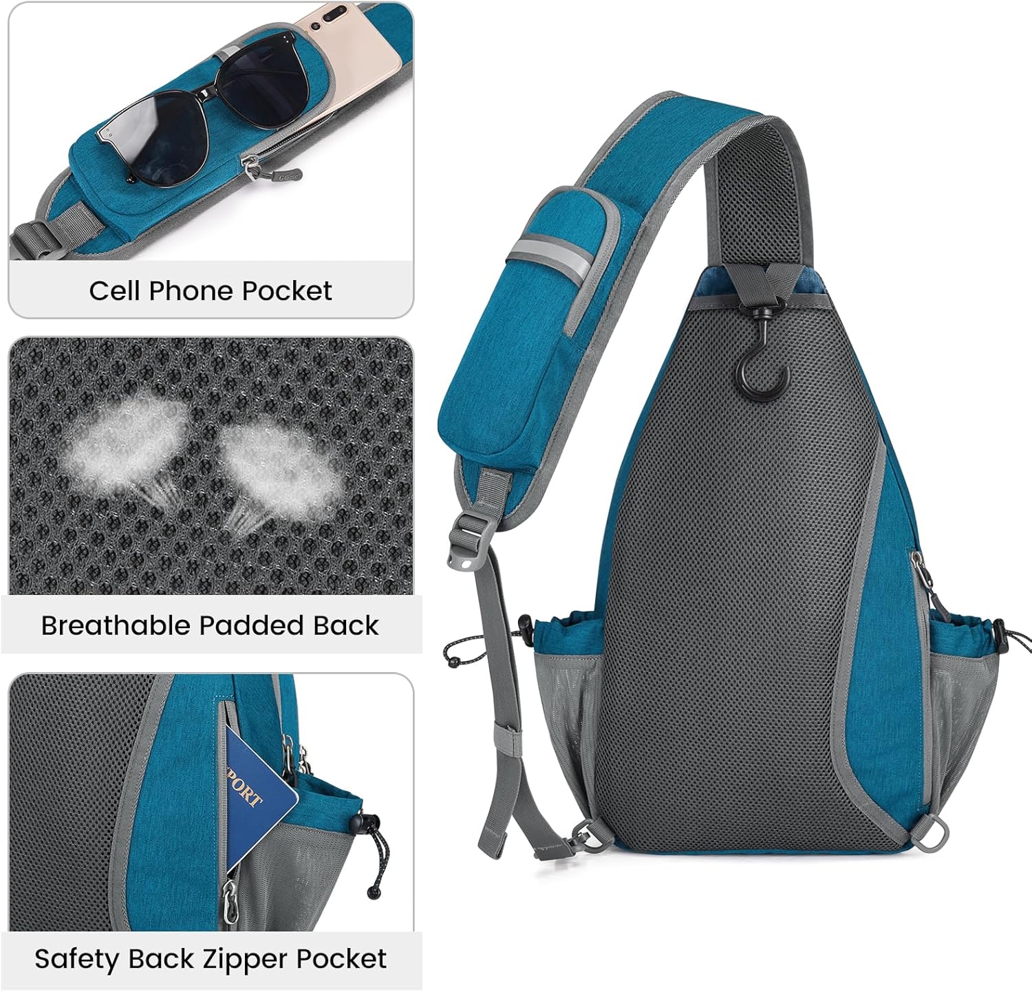 G4Free Pickleball Bag, bolso bandolera para hombres y mujeres, moch...