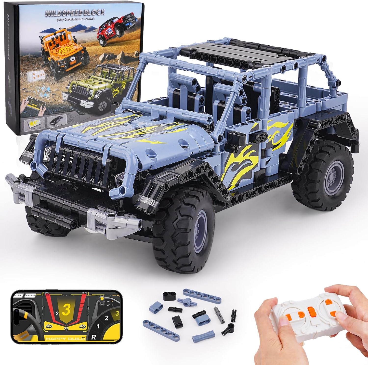 VERTOY STEM Remote Control Building Toys for Kids Ages 8-12 - RC Bl...