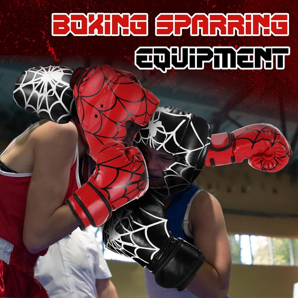 Arrowbash Juego de 2 protectores de cabeza y guantes de boxeo para...