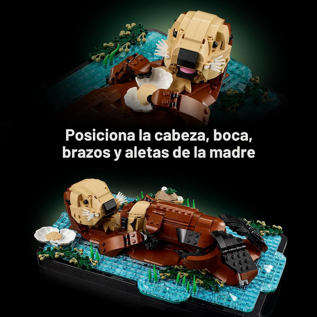 LEGO Ideas - Juego de construcción de nutrias marinas flotantes par...