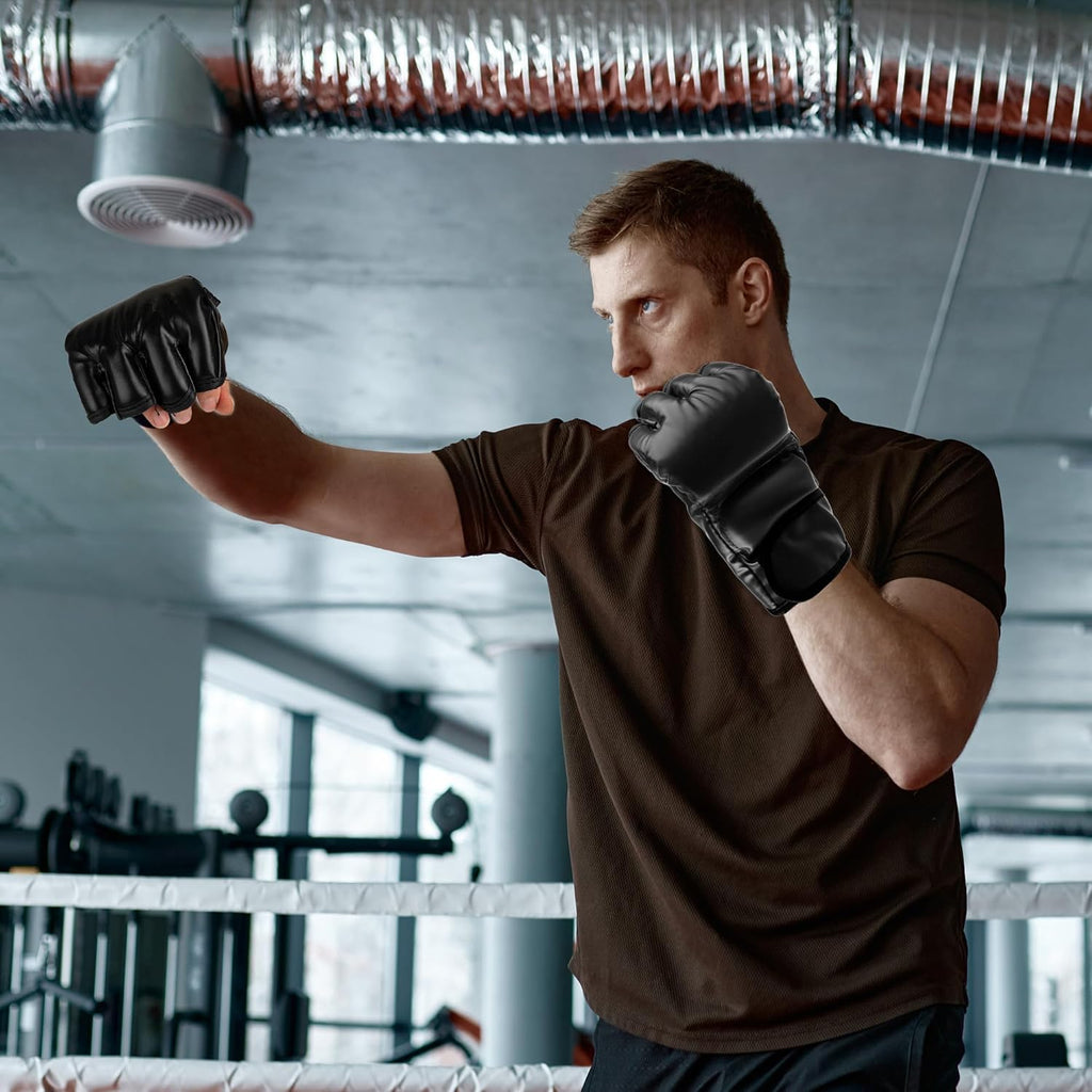3 pares de guantes de boxeo para adultos, guantes de kickboxing, si...