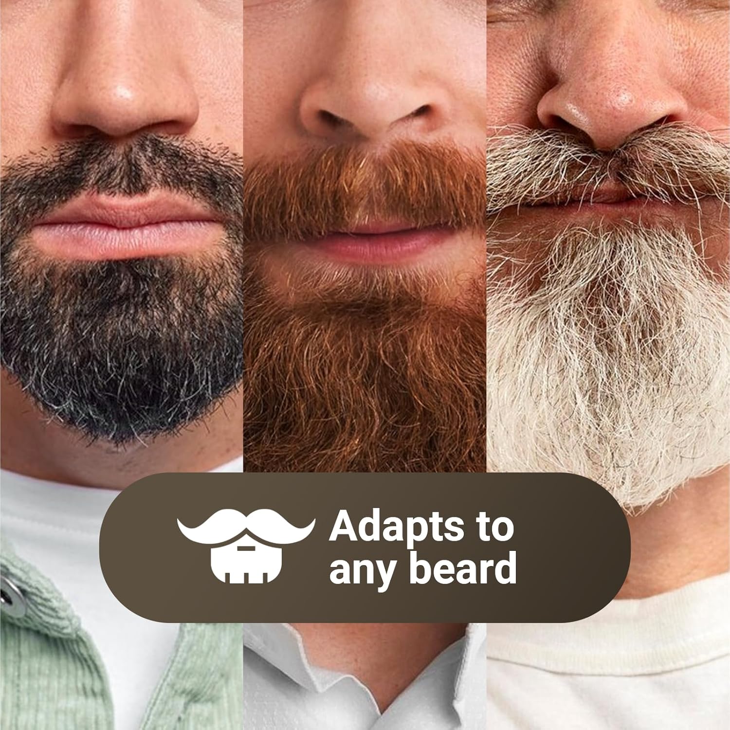 SHPAVVER ETHUP Recortadora de barba recargable para hombres: cortap...