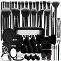 Juego de 80 brochas de maquillaje, juego de brochas de maquillaje p...
