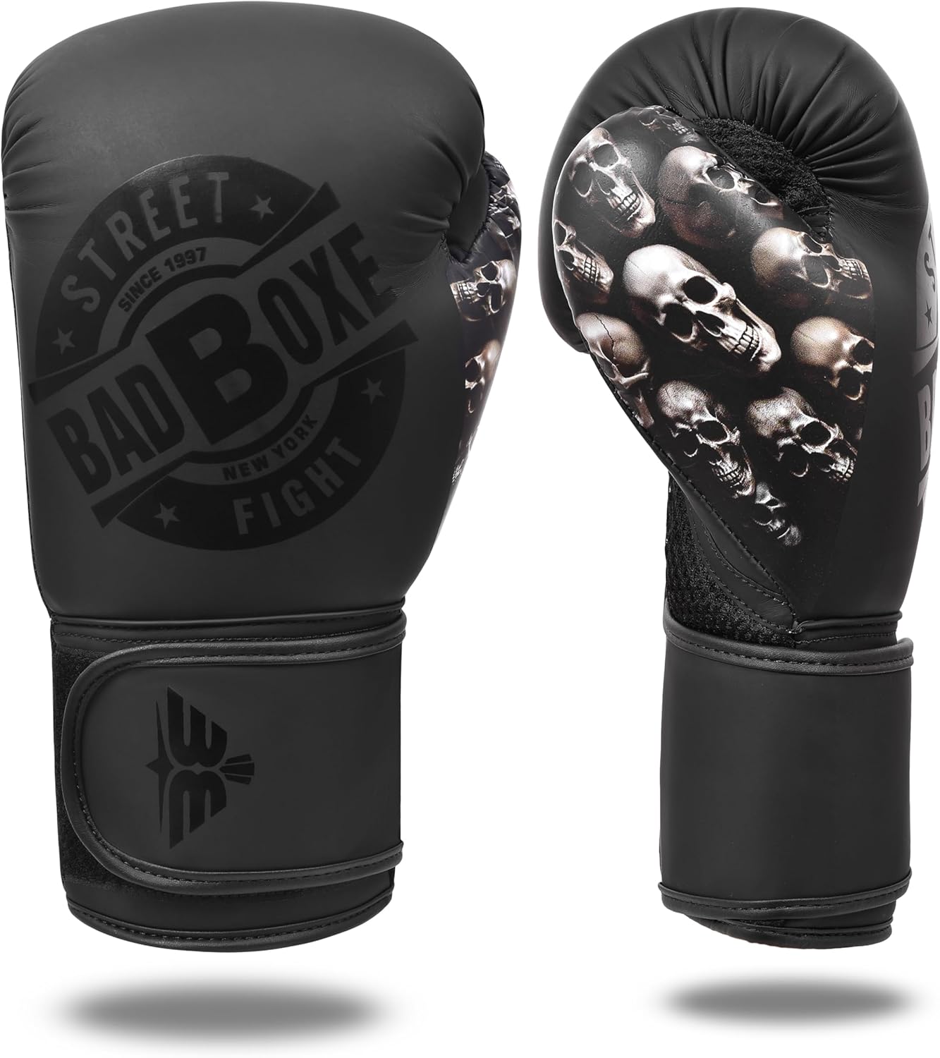 Badboxe Juego de boxeo con envolturas de mano gratis, guantes de MM...