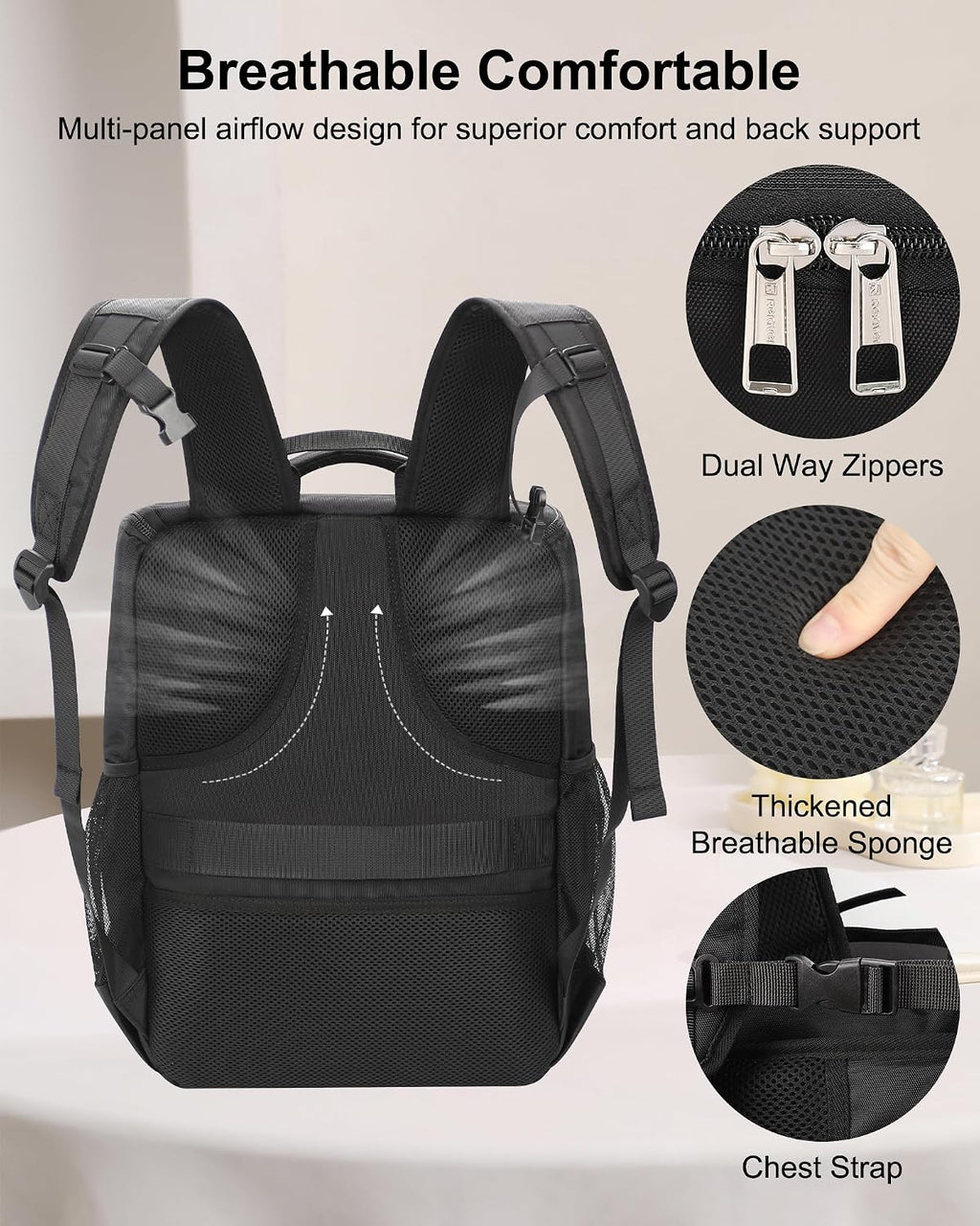 Relavel Bolsa de peluquería, herramientas para el cabello, bolsa de...