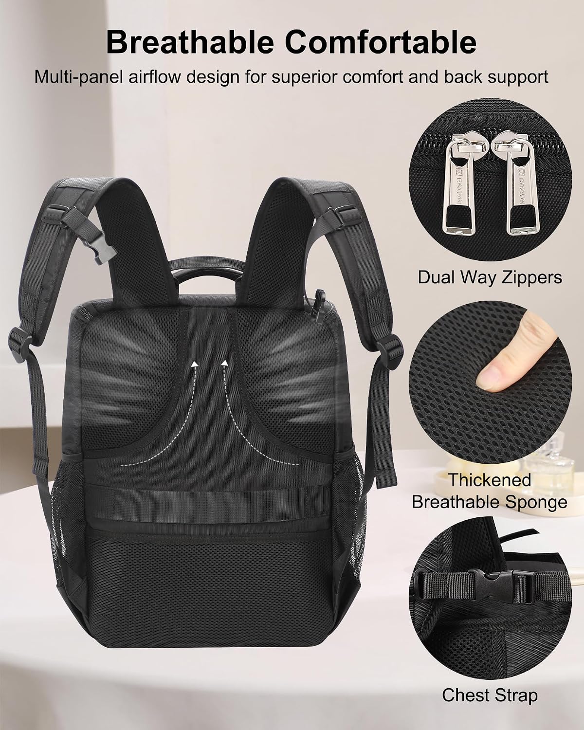 Relavel Bolsa de peluquería, herramientas para el cabello, bolsa de...