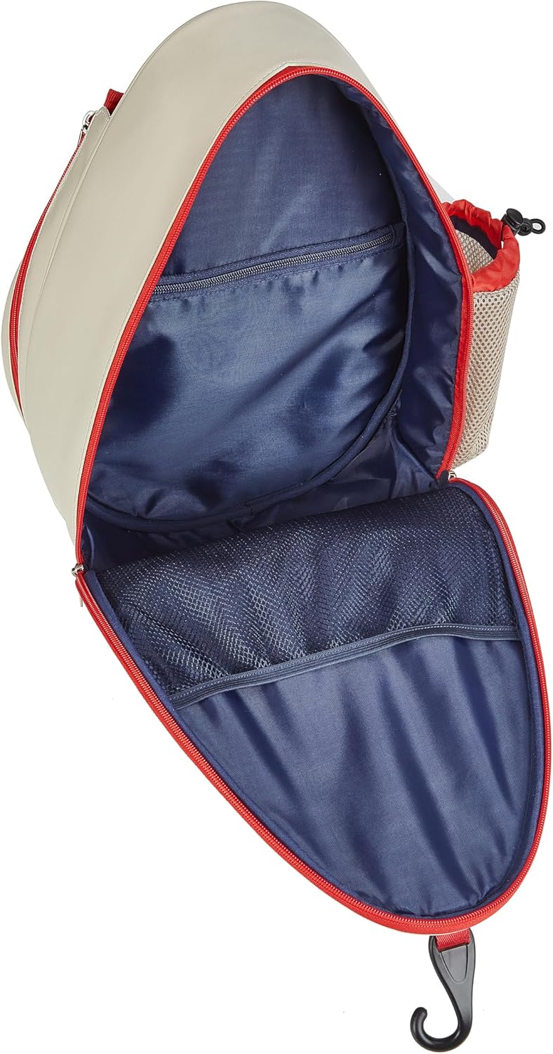 Uriyesobida Mochila de Tenis Cruzada de un Hombro de PU Blanco para...