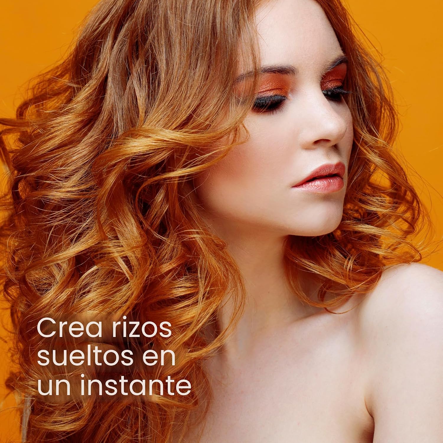 Rizadora de cabello por calor. Efecto instantáneo, de Conair., Negr...