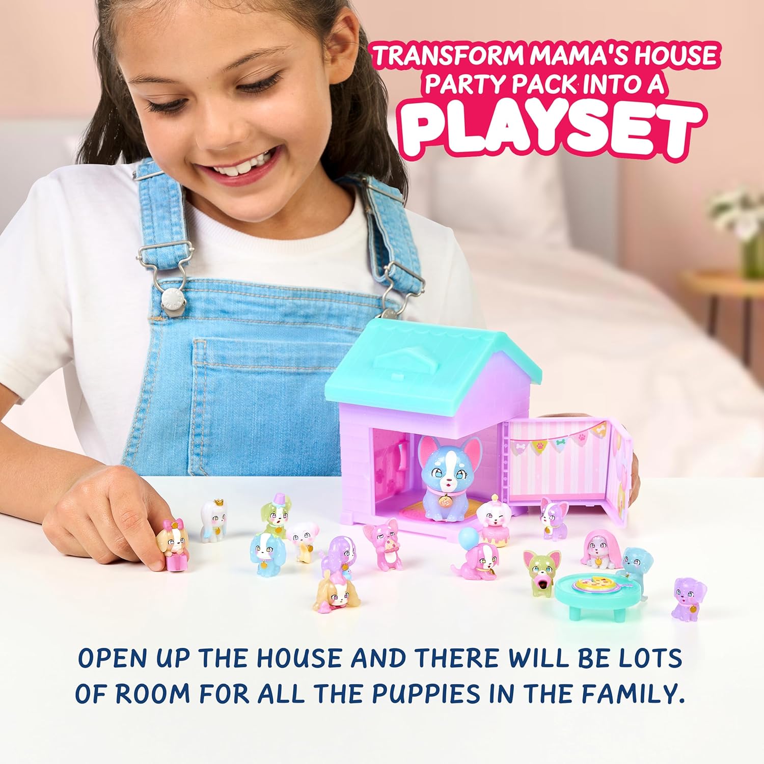 Little Live Pets Casa de Juegos para Perros, Paquete de Fiesta de C...