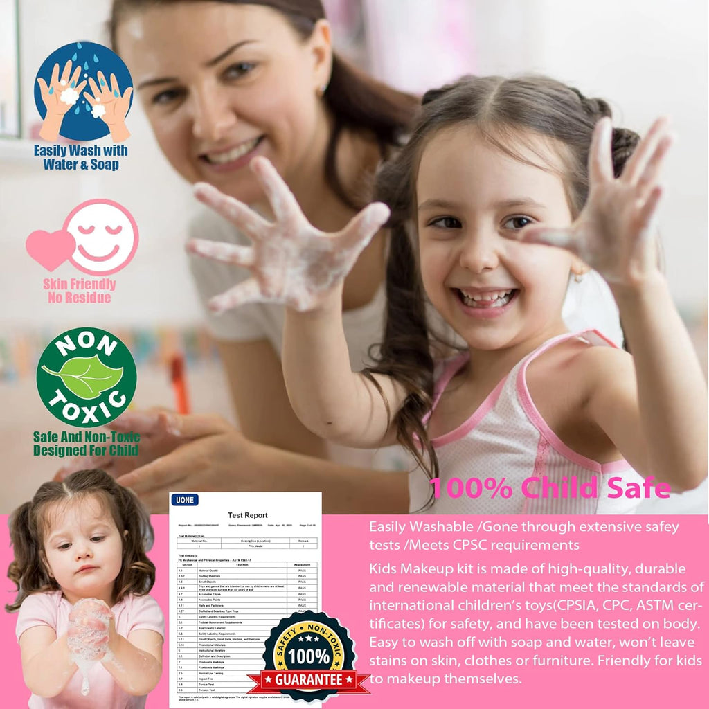 Juego de maquillaje para niñas \u2013 54 piezas de juguetes para ni...