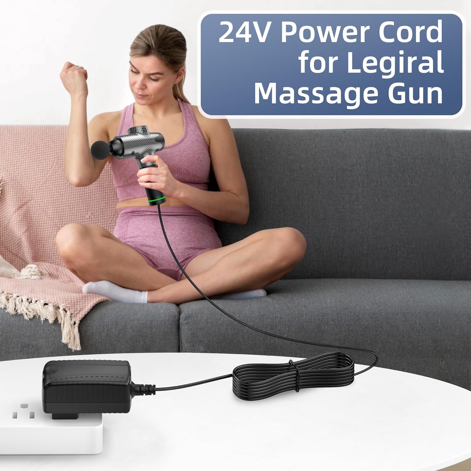 TEVSINPO Cargador de repuesto de 24V 1A compatible con Legiral Le3...