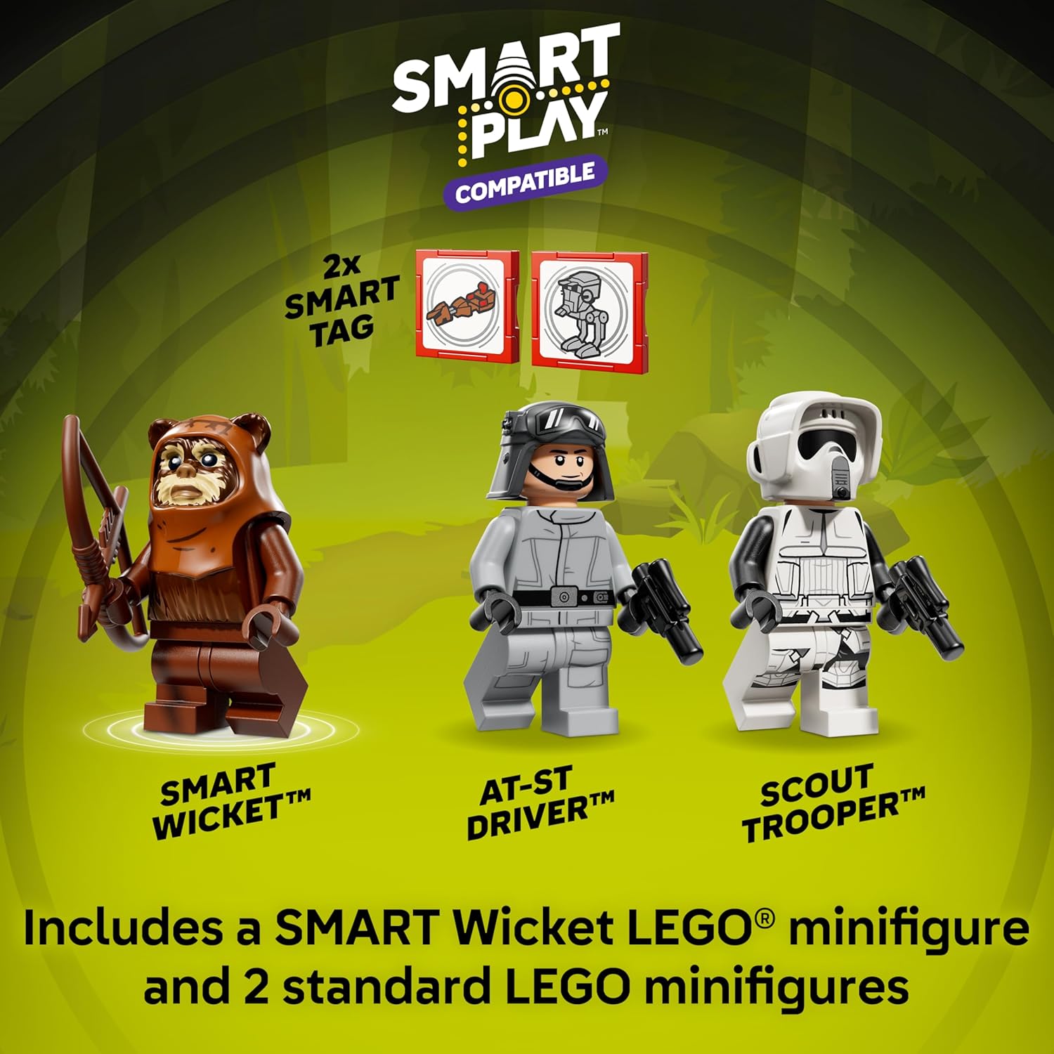 LEGO Star Wars SMART Play: AT-ST Attack on Endor - Juego de constru...