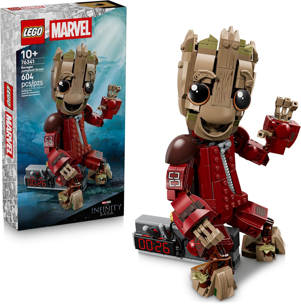 LEGO Marvel Ravager Enterizo Groot Building Toy para niños y niñas,...