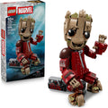 LEGO Marvel Ravager Enterizo Groot Building Toy para niños y niñas,...