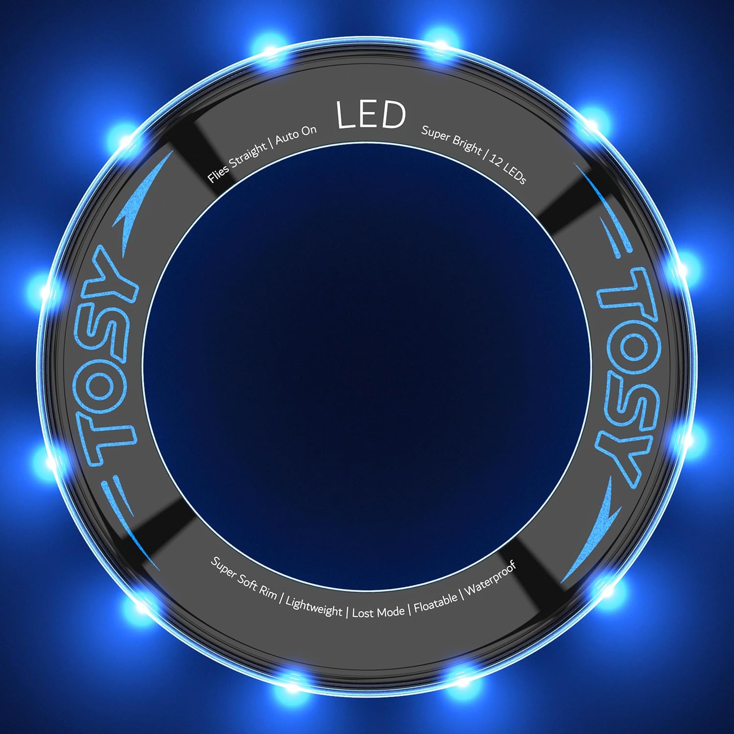 TOSY Flying Ring - 36 RGB Multicolor or 12 Monocolor LEDs, Super Br...