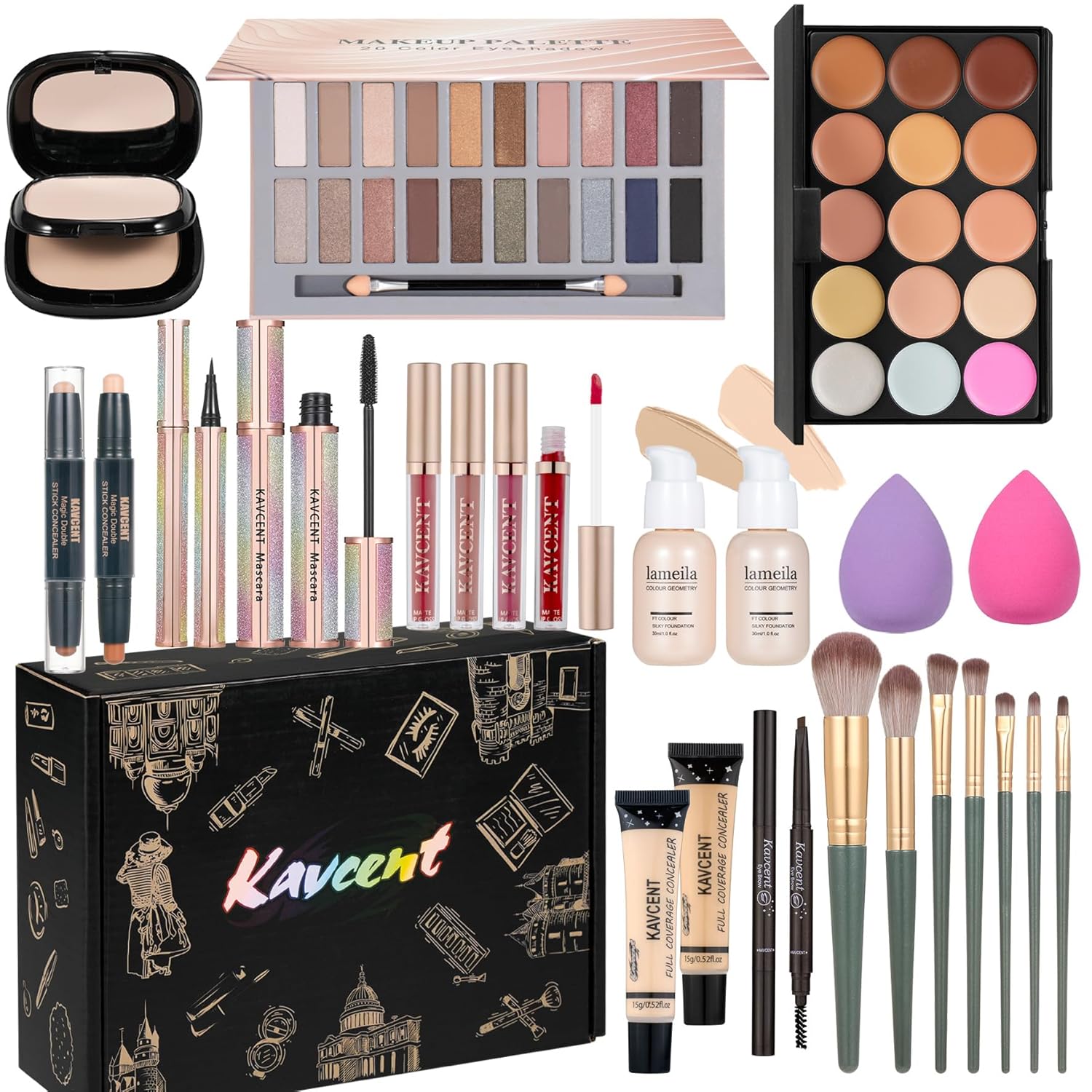 Juego de maquillaje Kit de maquillaje para mujeres Kit completo Jue...