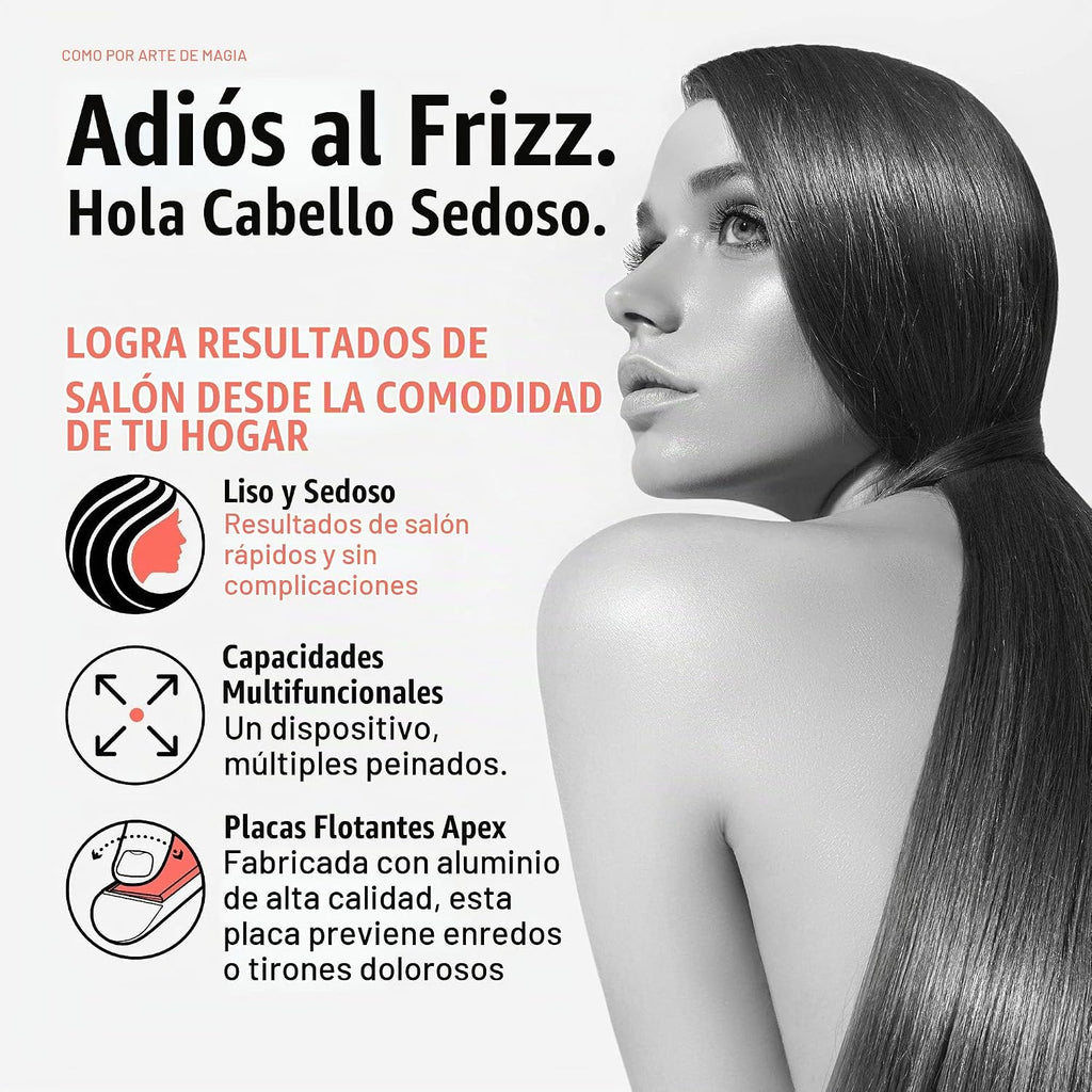 Bekind Apex Plancha Alisadora de Cabello 2 en 1 | Plancha de 1"...
