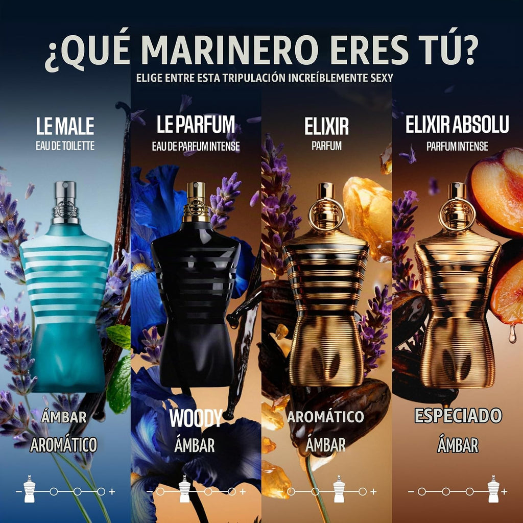 Jean Paul Gaultier Le Male Le Parfum EDP Spray Intenso Hombres | Am...