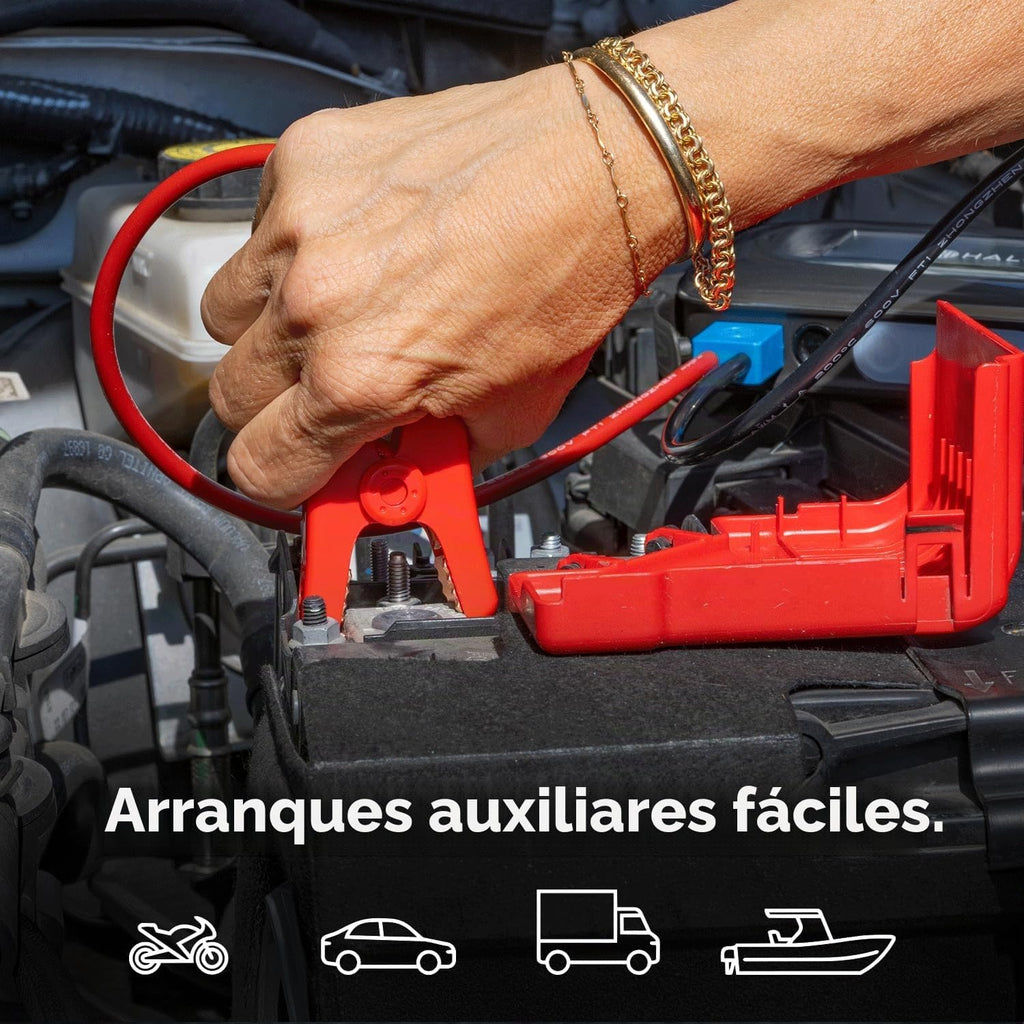 Halo Bolt - Arrancador de batería de coche de 1500 A con pantalla d...