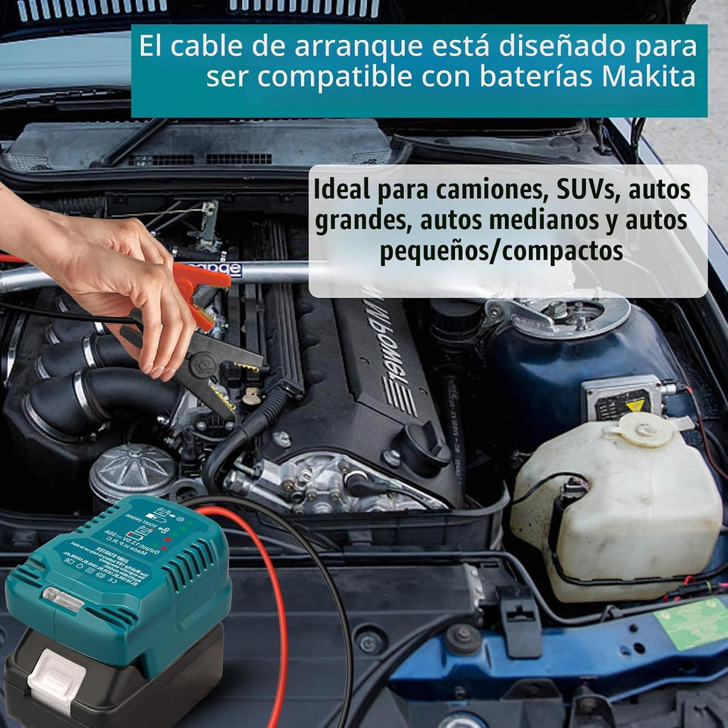 Adaptador de Arrancador Auxiliar para Batería de Iones de Litio de...