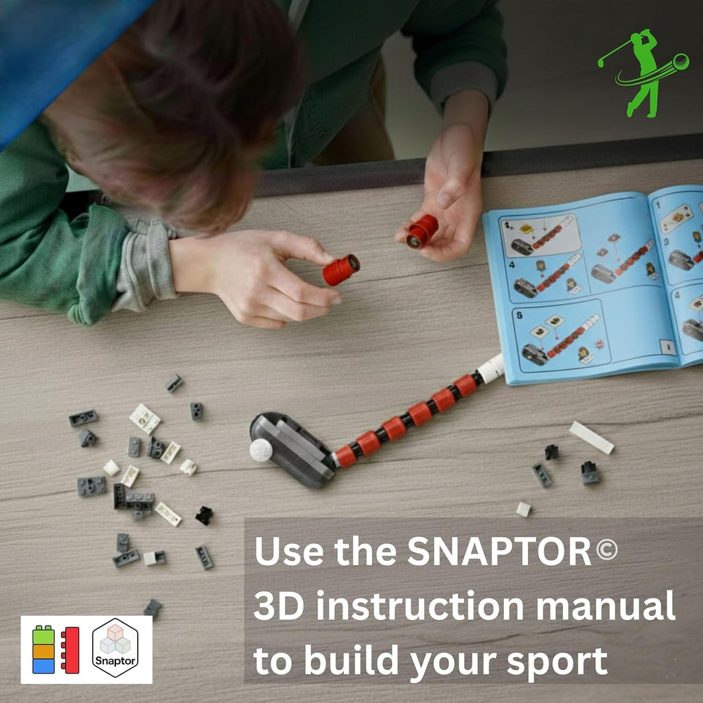 Juego de construcción de juguetes de golf compatible con Lego Golf,...