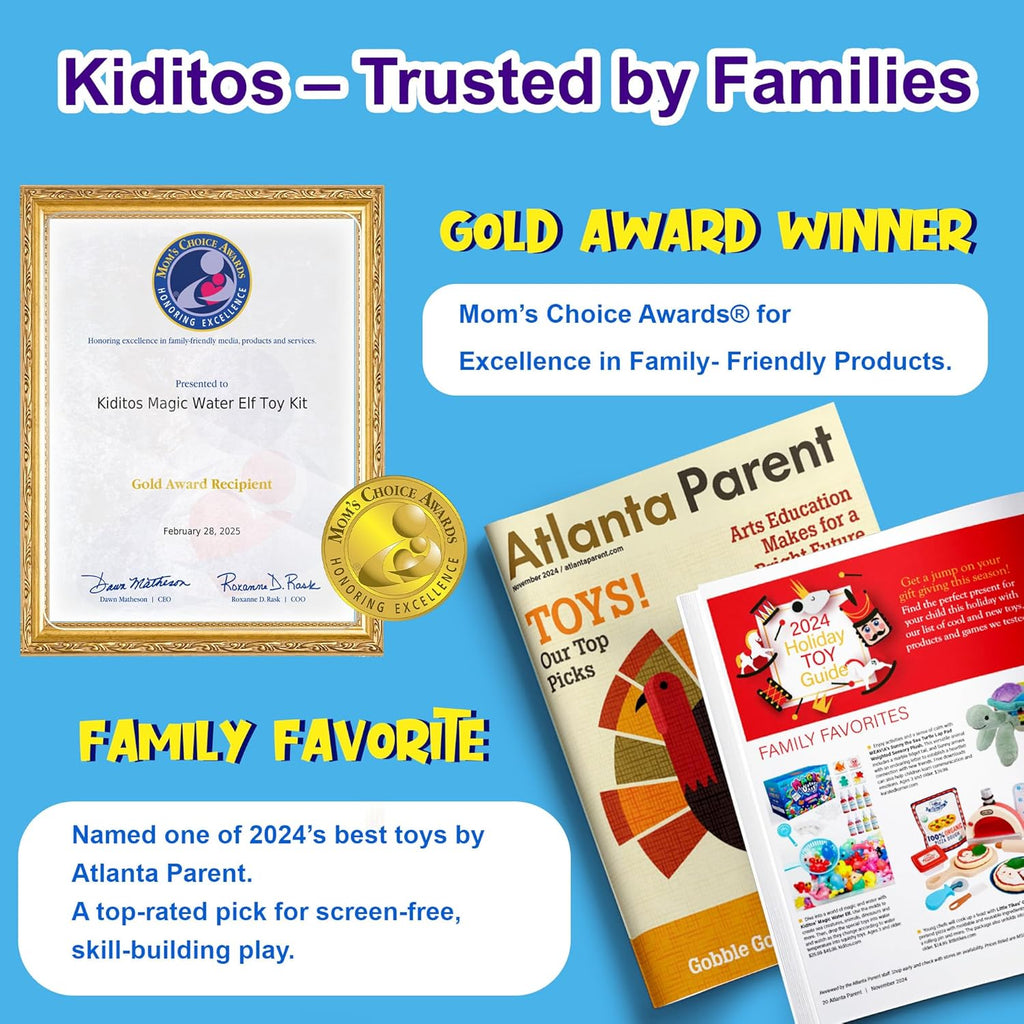 Kit de juguete mágico de elfo acuático Kiditos \u2013 Squishies par...