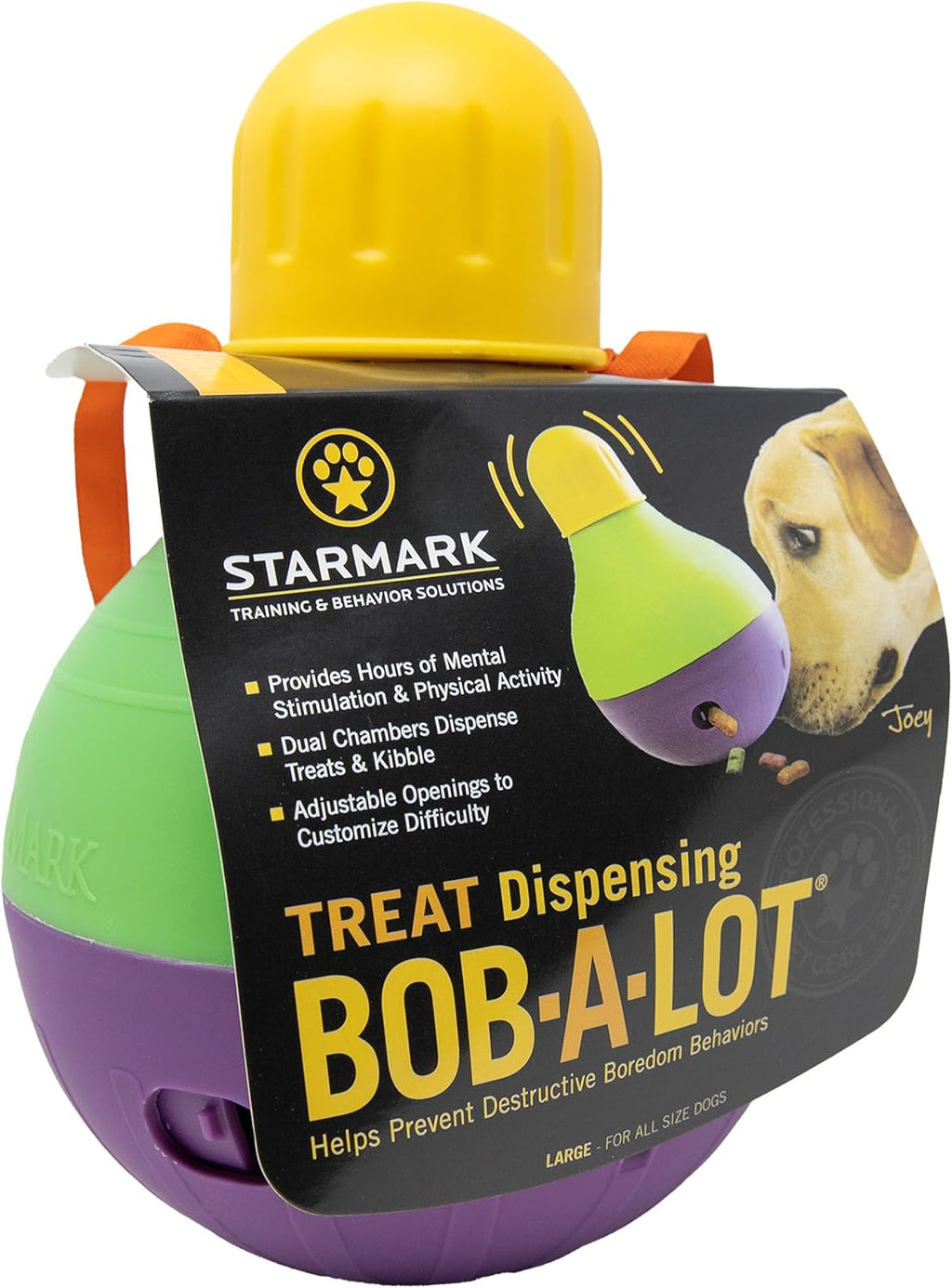 Starmark Bob-A-Lot Juguete Interactivo para Perros Mascotas, Grande...