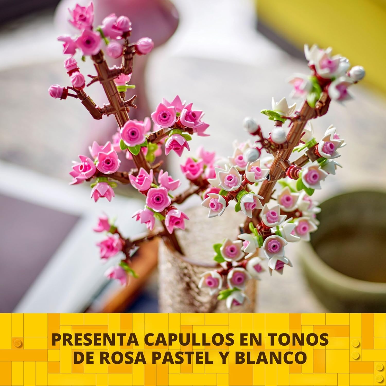 LEGO Juego de Construcción de Flores de Cerezo para Niños, Niñas y...