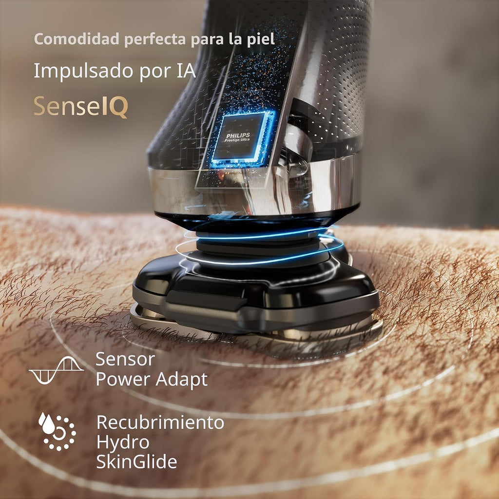 Philips Norelco Shaver i9000, afeitadora eléctrica húmeda y seca, g...