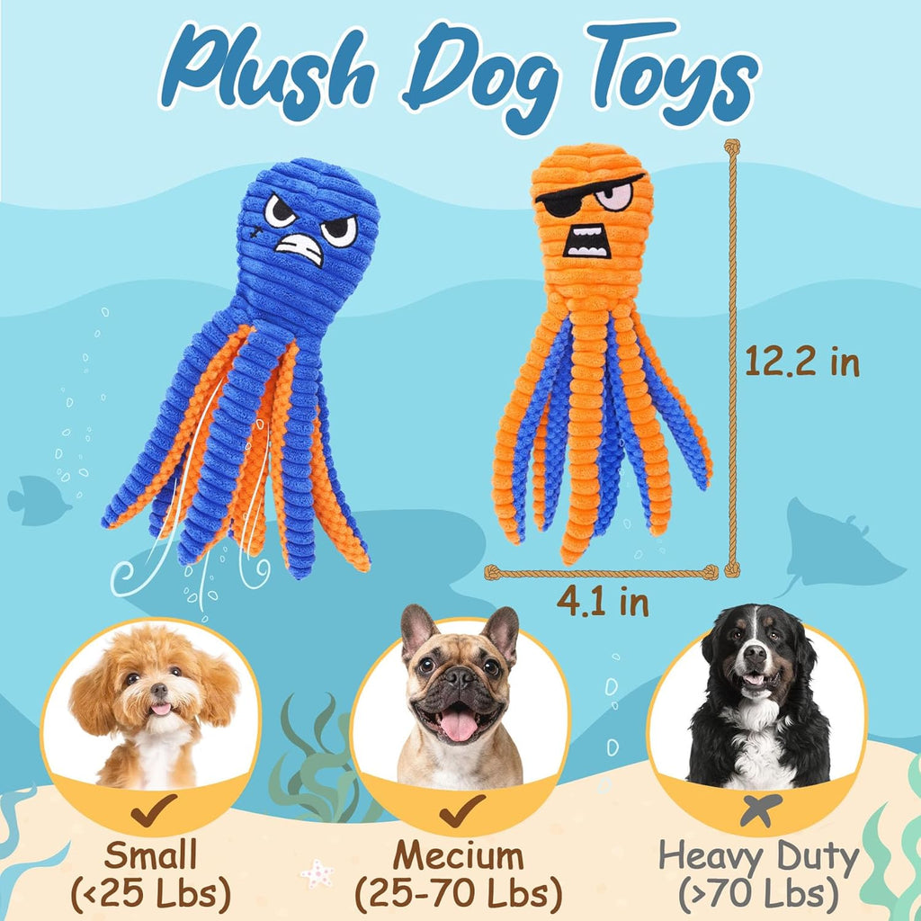 Zeaxuie Juguetes interactivos para perros masticadores, paquete de...