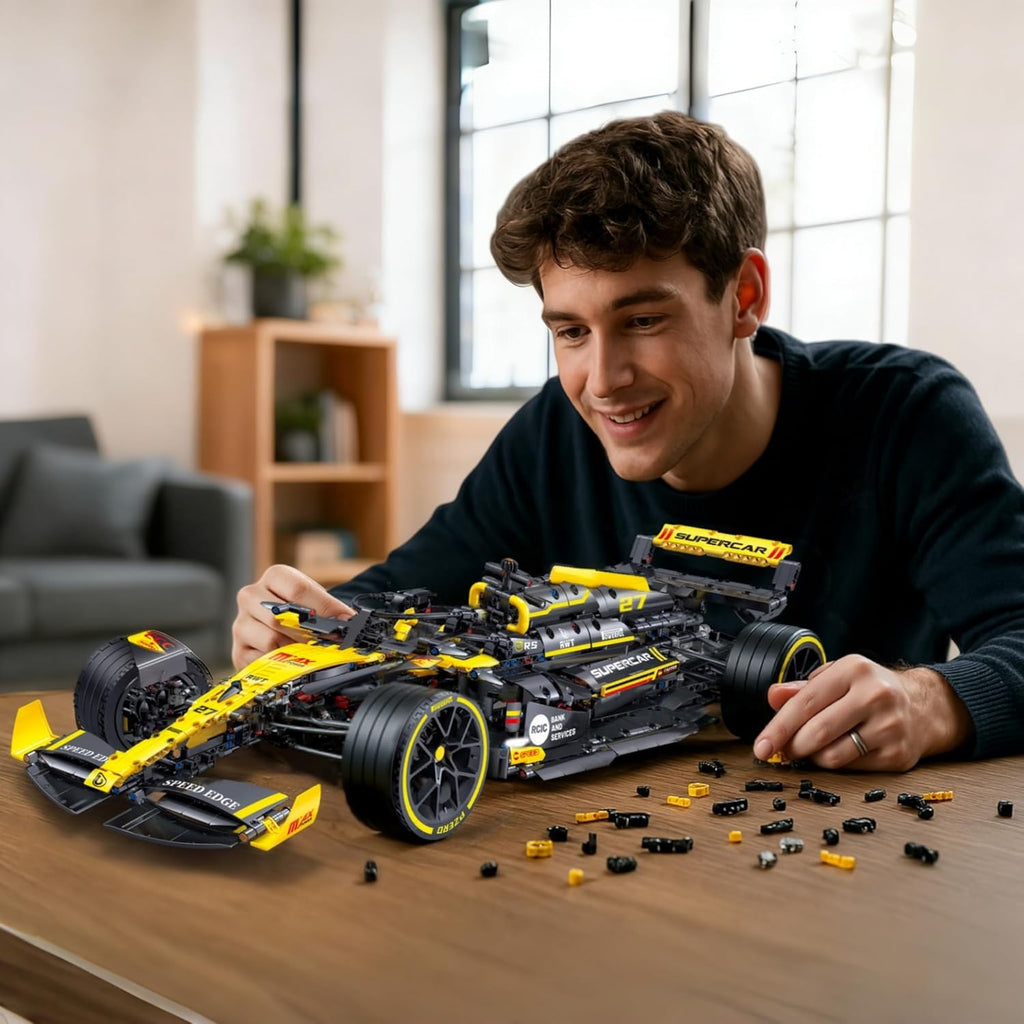 JSINMA Technic F1 RS20 - Kit de construcción de autos de carreras,...