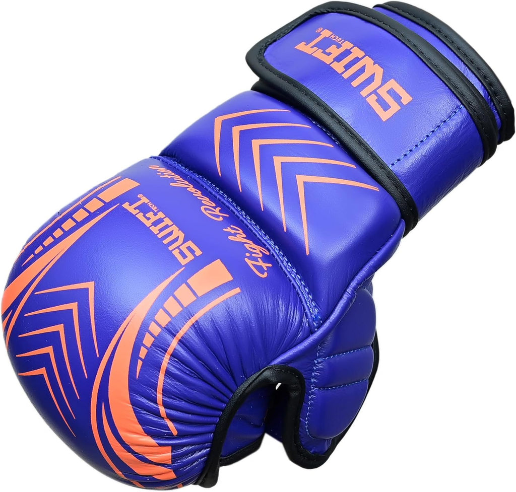 SWIFT TECH Guantes Fight Revolution de piel de vaca de alta calidad...