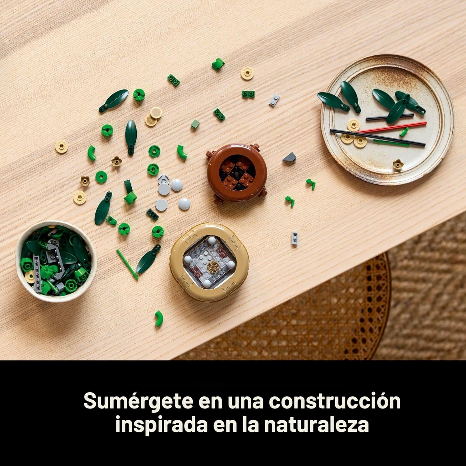 LEGO Botanicals Lucky Bamboo Building Set \u2013 Planta artificial...