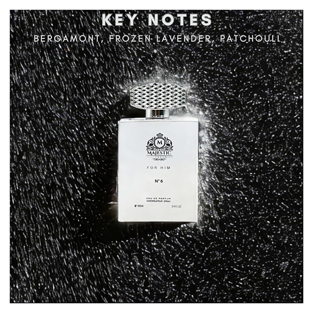 Fine Perfumery Majestic No 6 - Colonia para hombres - Aroma picante...
