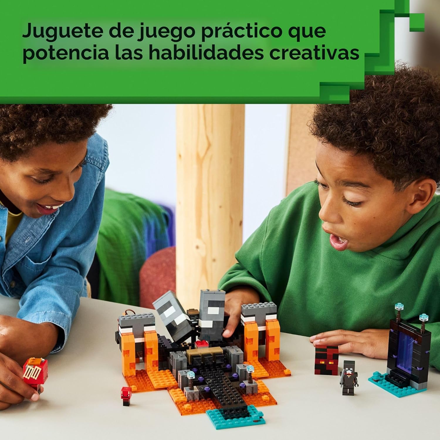 LEGO Minecraft Wither Battle Building &amp; Simulación Juguete para...