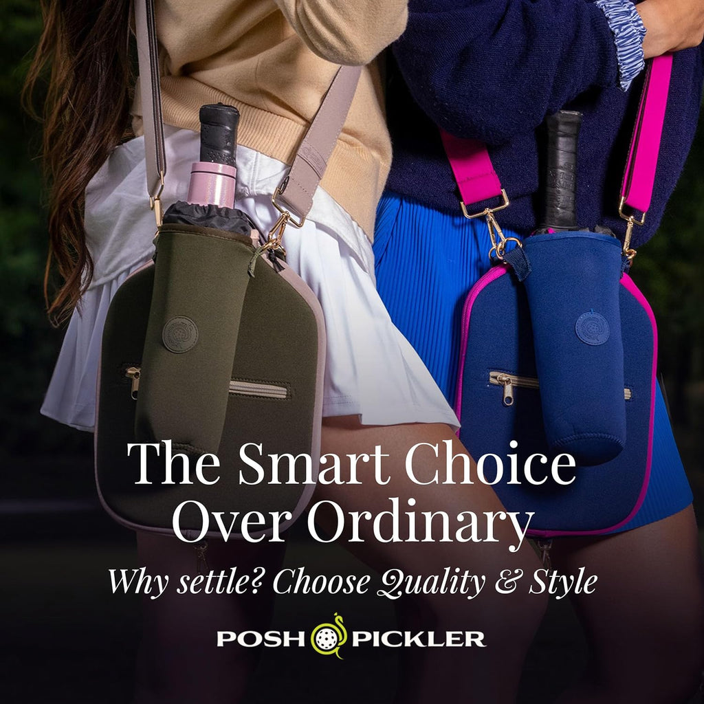 Posh Pickler Bolsa de neopreno expandible con clip con cremallera,...
