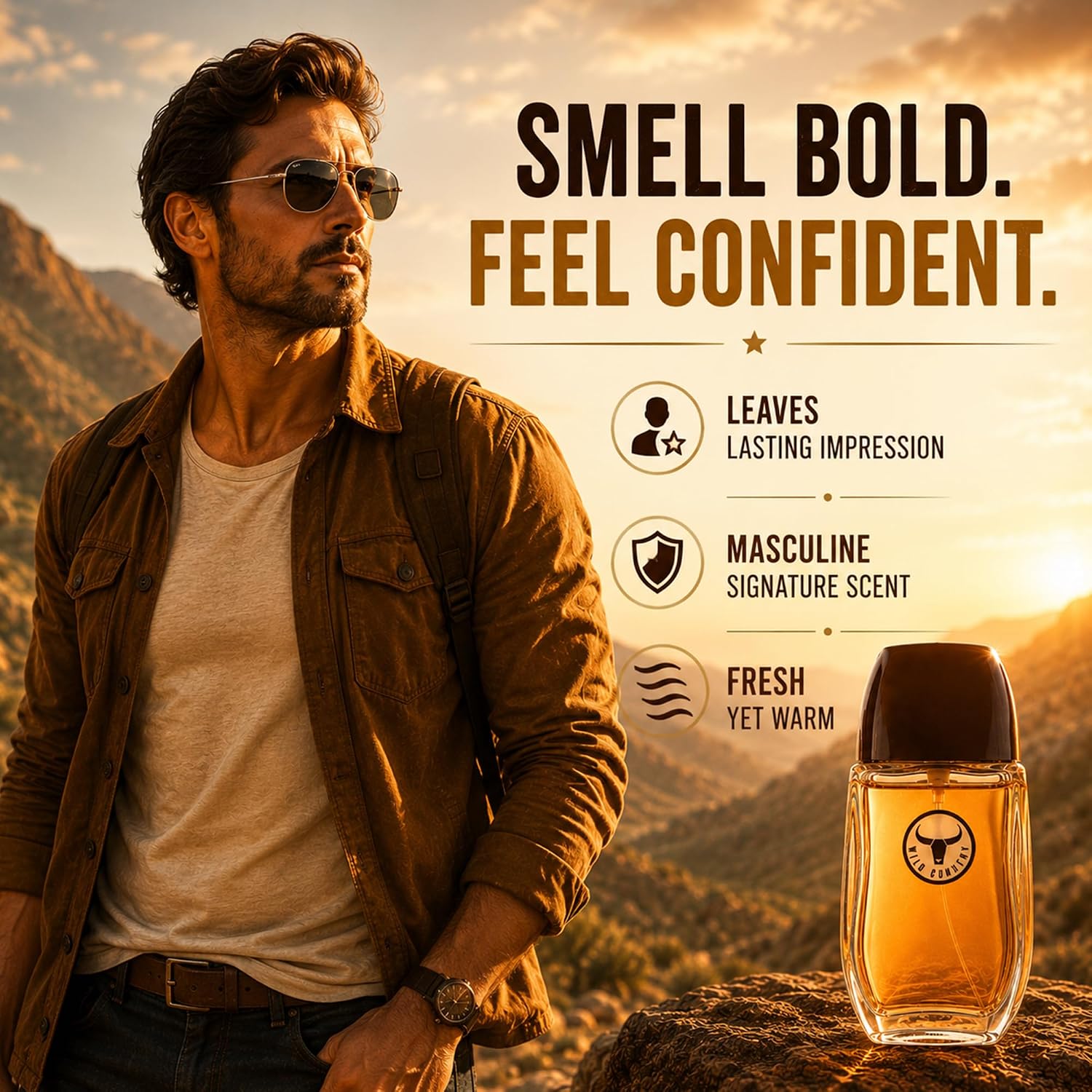 AVON Spray de colonia Wild Country para hombre