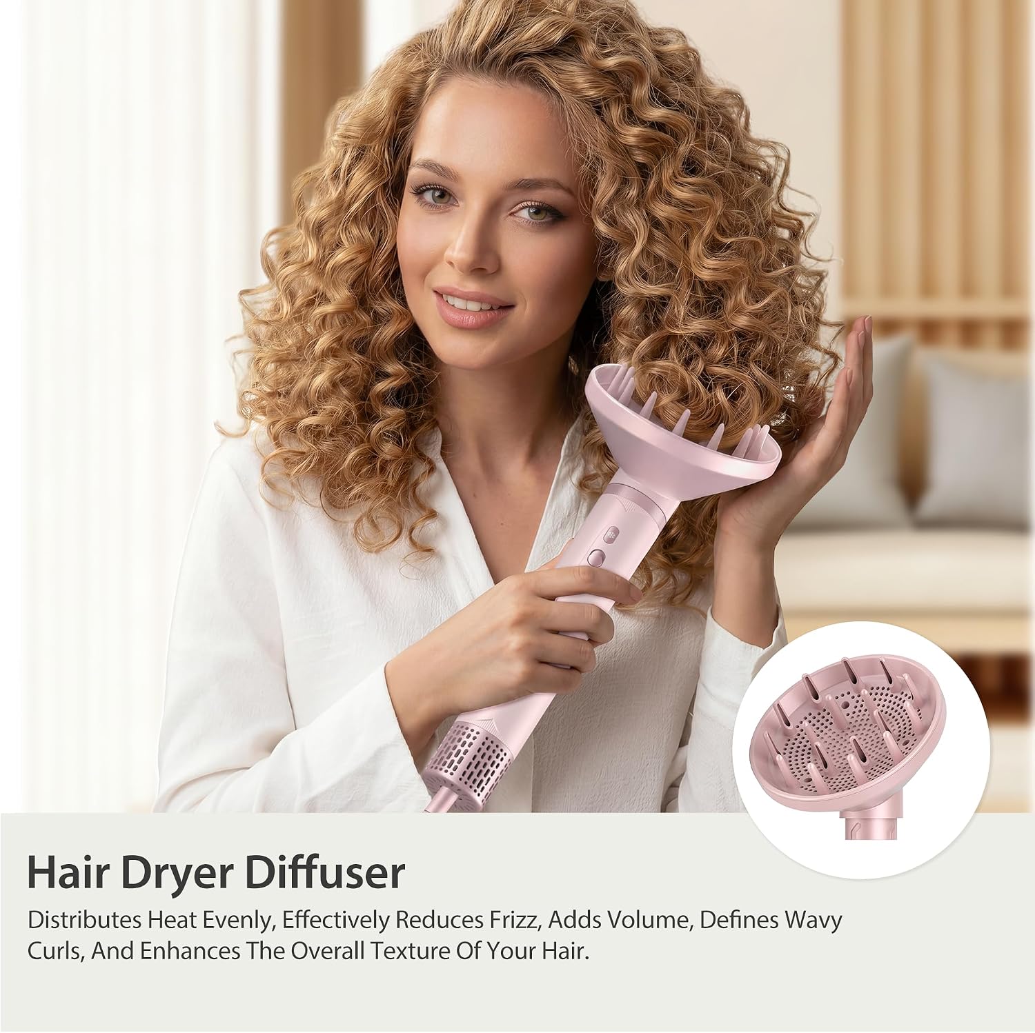 Juego de cepillo 8 en 1 para peinar el cabello y secador de pelo, s...