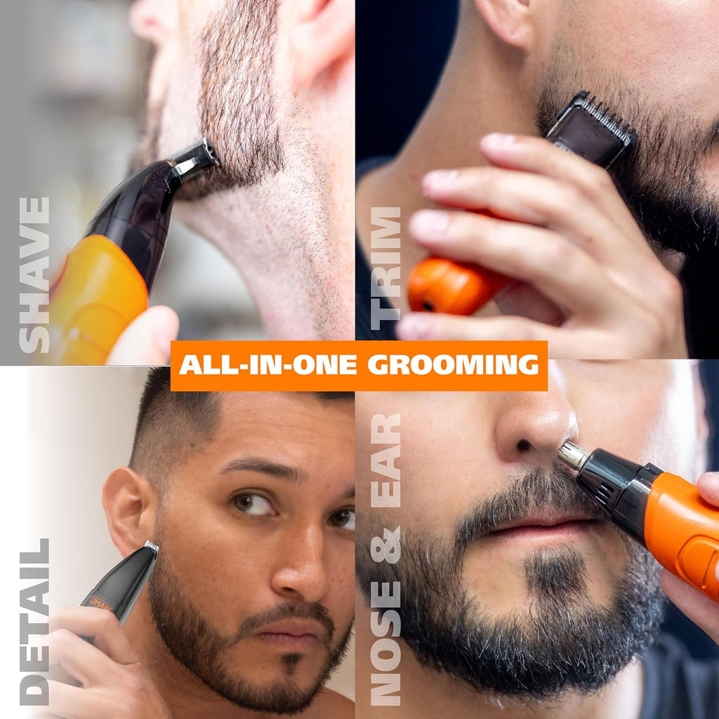 Wahl Trim Ninja - Maquinilla de afeitar eléctrica híbrida todo en u...