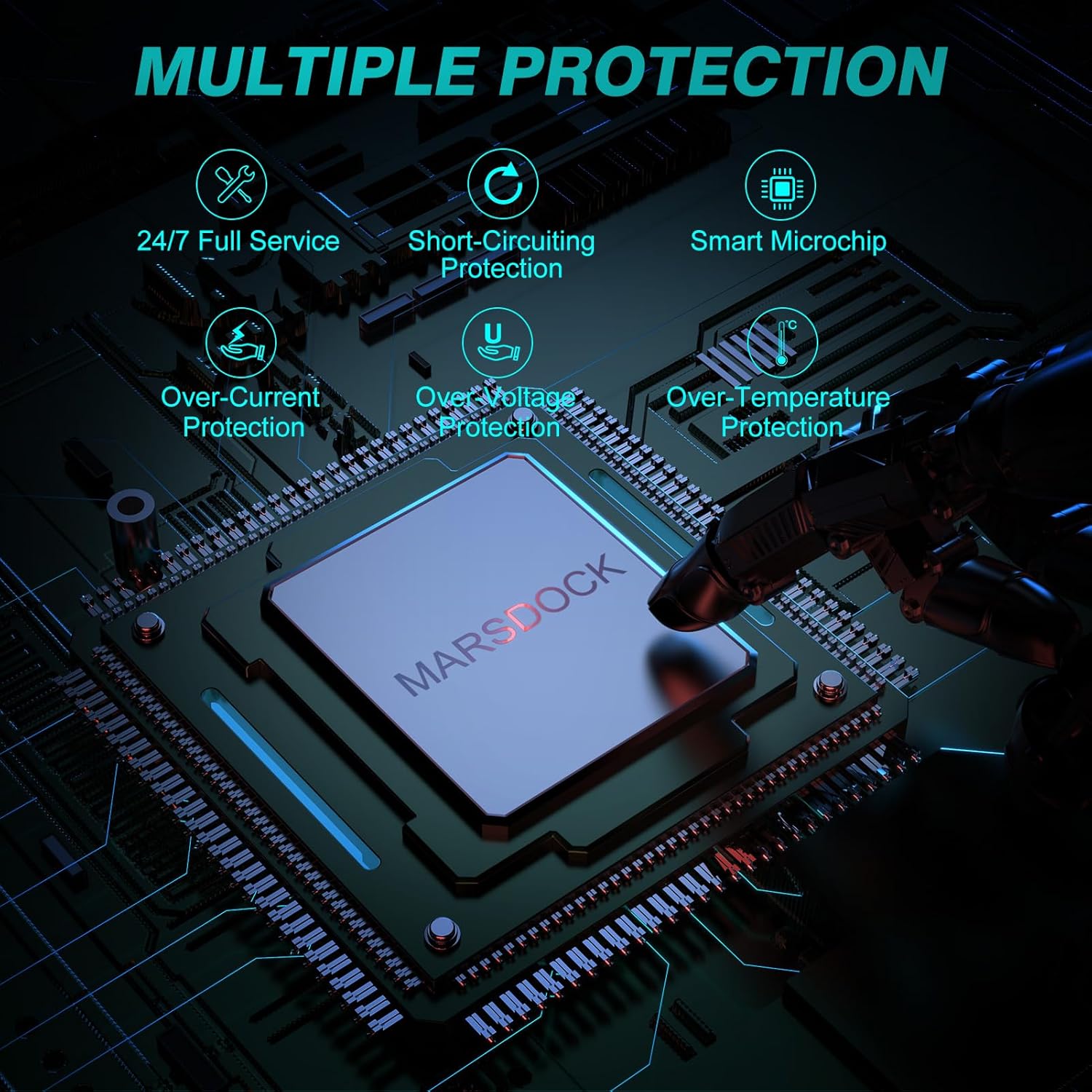 Cargador de 65 W compatible con Microsoft Surface Pro 11, 10, 9, 8,...
