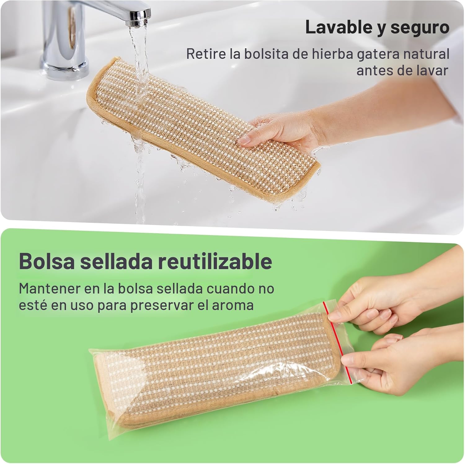Potaroma Paquete de 2 juguetes para gatos con hierba gatera orgánic...