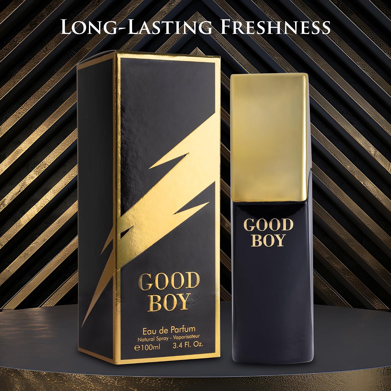 URBAN COLLECTION Bold Boy Eau De Parfum 3.4 fl oz \u2013 Aroma cítr...