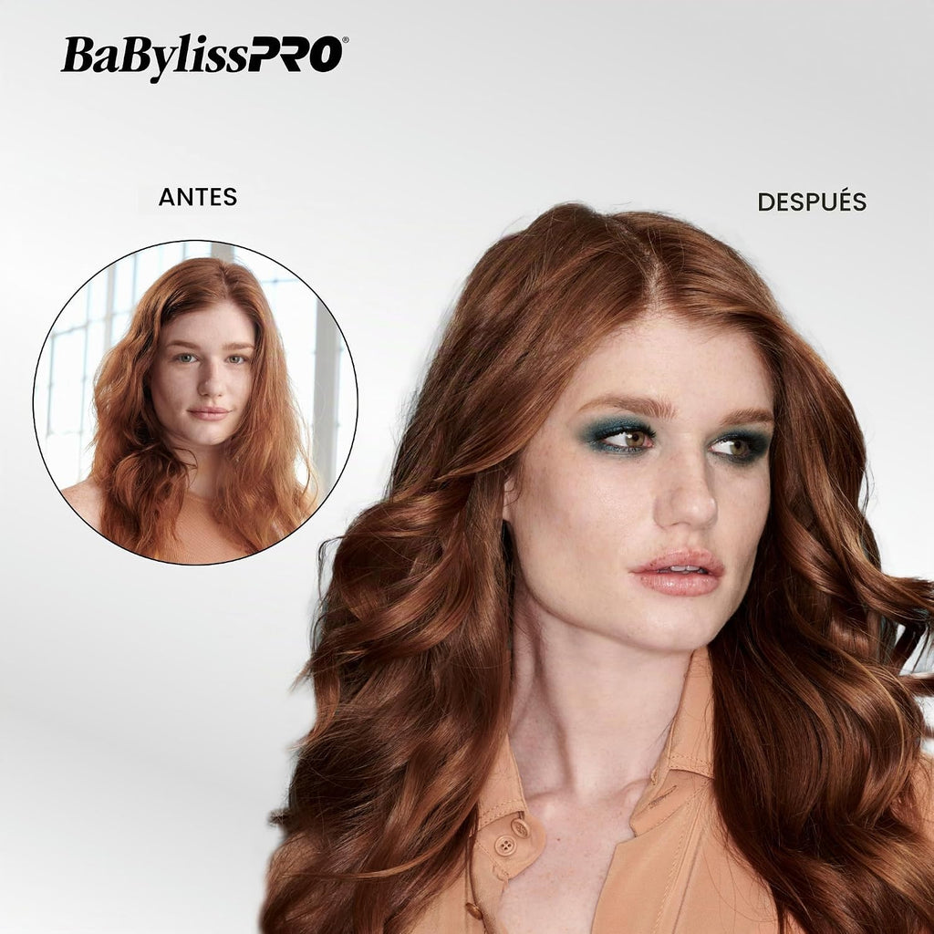 BabylissPRO Rizador profesional Nano Titanium con barril extendido\...