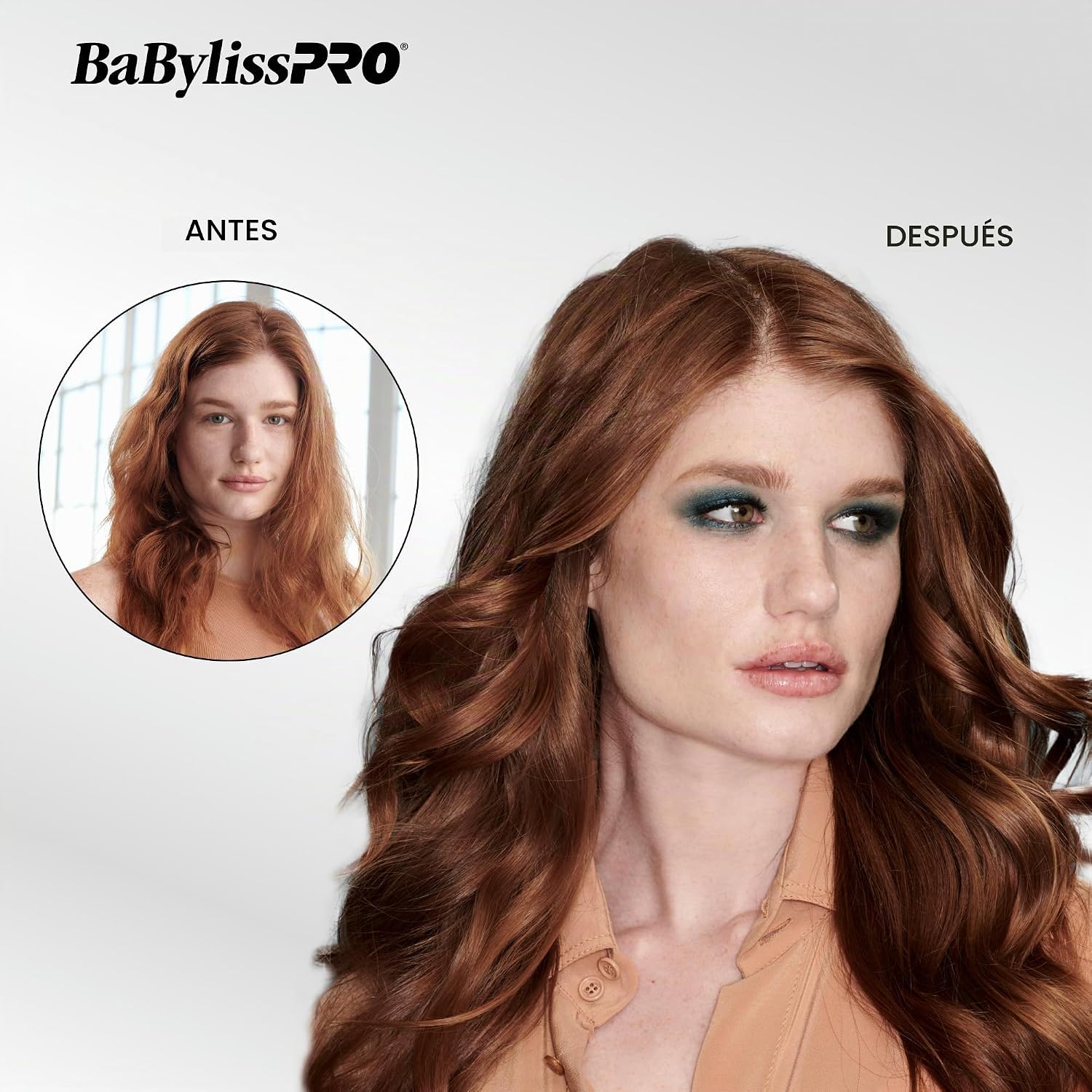 BabylissPRO Rizador profesional Nano Titanium con barril extendido\...