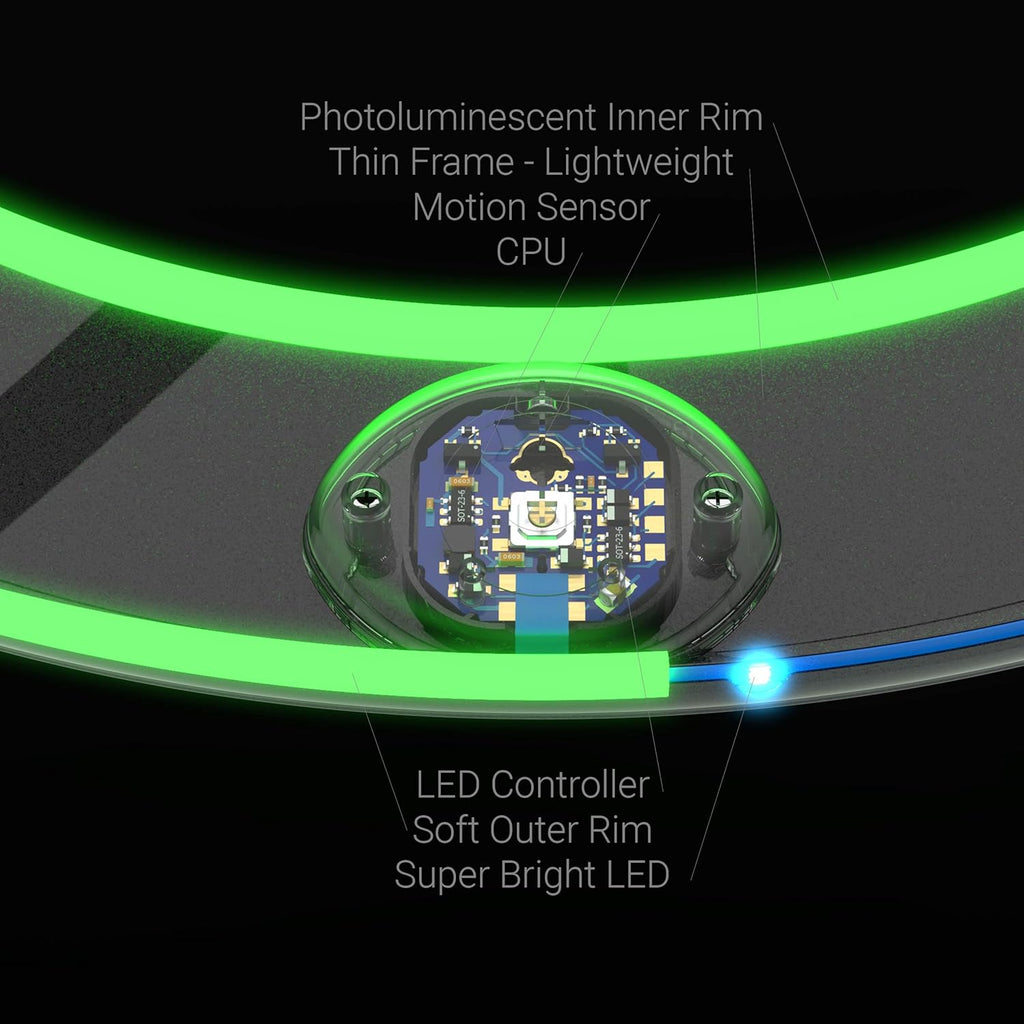 TOSY Flying Ring - 36 RGB Multicolor or 12 Monocolor LEDs, Super Br...
