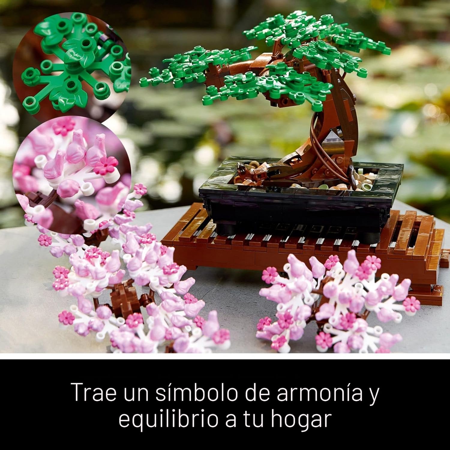 LEGO Botanicals Juego de Construcción de Árbol Bonsái - Plantas de...