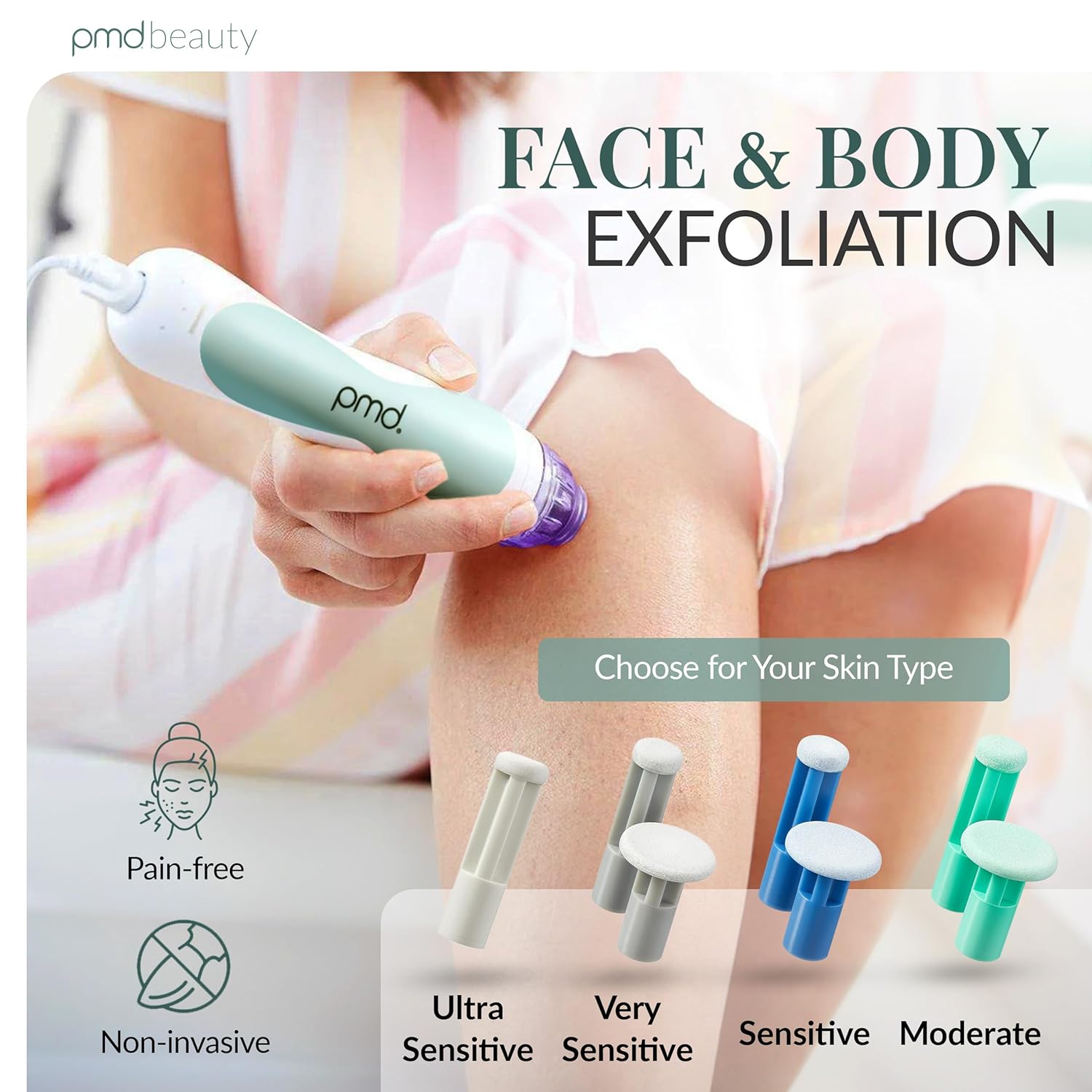 PMD Beauty Personal Microderm Classic - Uso en el hogar, herramient...